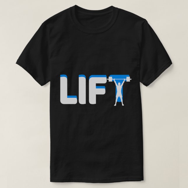 Camiseta Traini de aptitud para dumbbell para el levantamie (Diseño del anverso)