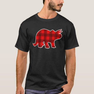 Camiseta Traje A Juego De Navidad Para Familia Con Dinosaur