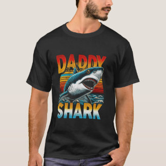 Camiseta Traje a juego para el día del padre Daddy Shark fa