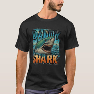 Camiseta Traje a juego para el Día del Padre Daddy Shark pa