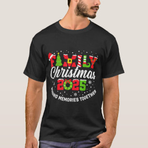 Camiseta Traje a juego para Navidad familiar 2025 equipo de