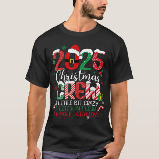 Camiseta Traje a juego para Navidad familiar 2025 Equipo de