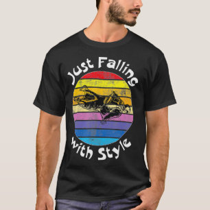 Camiseta Traje aéreo de buceo con casta de estilo retro bas