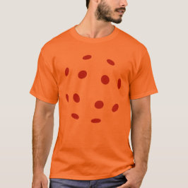 Camiseta Traje anaranjado gigante de PIckleball Halloween