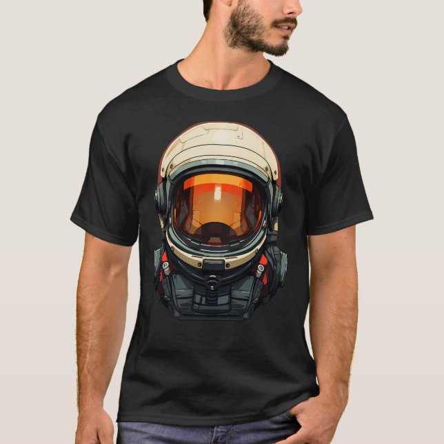 Camiseta Traje Astronauta Futurista (Anverso)
