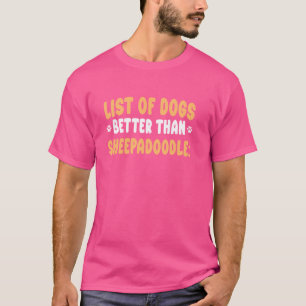 Camiseta Traje cruzado del propietario del Sheepadoodle Fur