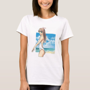 Camiseta Traje de baño blanco