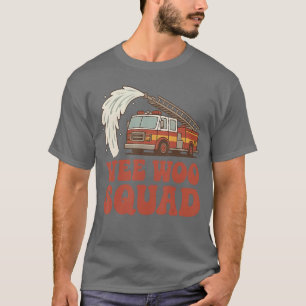 Camiseta Traje de bombero We Woo Squad Fireruck para hombre