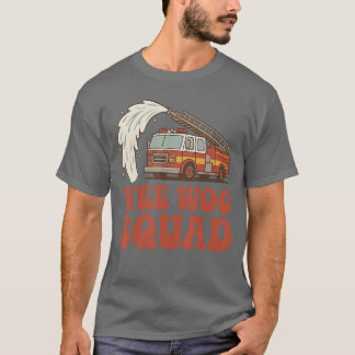 Camiseta Traje de bombero We Woo Squad Fireruck para hombre