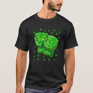 Camiseta Traje de boxeo de trébol retro para el día de San