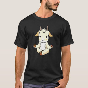 Camiseta Traje de cabra con perilla de yoga I Motivo de rop