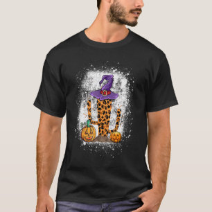 Camiseta Traje de Cactus de Halloween Cactus Blanqueado de 