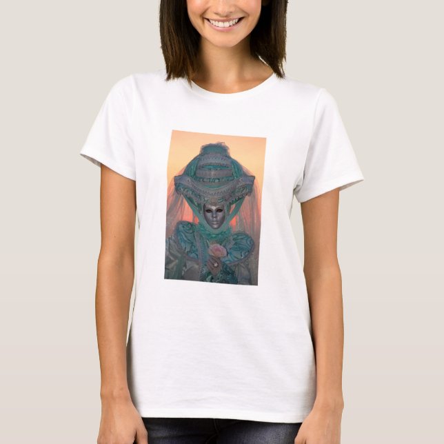 Camiseta Traje de Carnaval Azul, Venecia (Anverso)