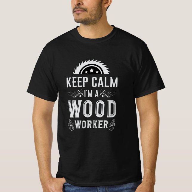 Camiseta Traje de carpintería de madera para mantener la ca (Anverso)
