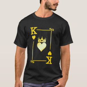 Camiseta Traje de carta de King Hearts - Cartas de juego -