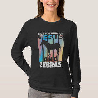 Camiseta Traje de cebra para amantes de las cebras para niñ