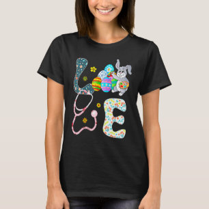 Camiseta Traje de conejo estetoscopio enfermera de quirófan