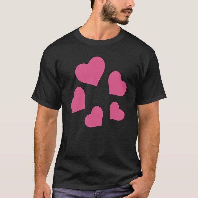 Camiseta Traje de Corazones Giratorios (Anverso)