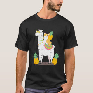 Camiseta Traje de cumpleaños genial y lindo de Llama de Piñ