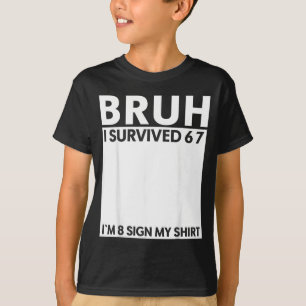 Camiseta Traje de cumpleaños para niño de 8 años 8 años Bru
