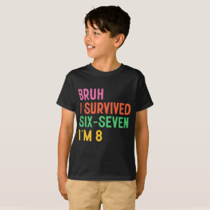 Camiseta Traje de cumpleaños para niño de 8 años Soy un niñ
