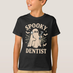 Camiseta Traje de dentista espeluznante Halloween fantasma