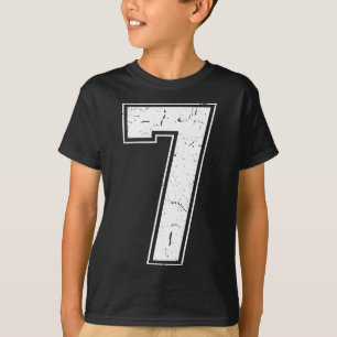 Camiseta Traje de disfraz coincidente número 7 67 Meme Traj