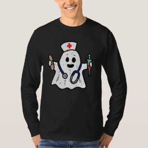 Camiseta Traje de enfermera fantasma para enfermeras disfra