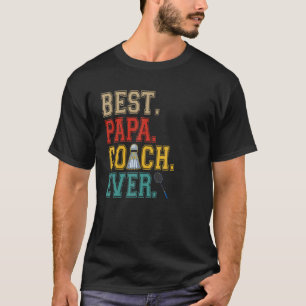 Camiseta Traje de entrenador de bádminton de Papa Coach Eve