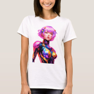 Camiseta Traje de espacio estrecho usado por una mujer