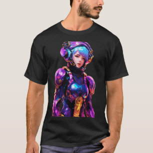 Camiseta Traje de espacio estrecho usado por una mujer