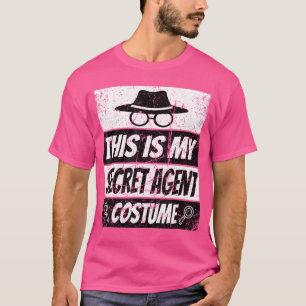Camiseta Traje de espía inspector agente secreto Retro espí