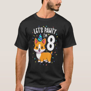 Camiseta Traje de fiesta de cumpleaños número 8 para amante