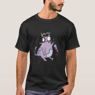 Camiseta Traje de gato gatito kit Halloween Carnaval Zombie