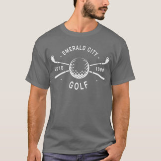 Camiseta Traje de golfista de la ciudad esmeralda del mago 