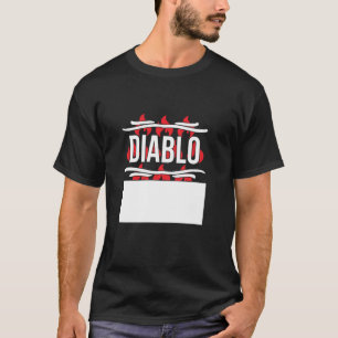 Camiseta Traje De Grupo De Salsa Picante Diablo En Blanco
