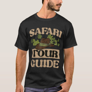 Camiseta Traje de guía de safari para hombres en la selva z