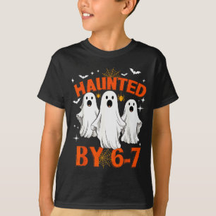 Camiseta Traje de Halloween con meme de Asustado por 6 7 Se