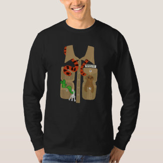 Camiseta Traje de Halloween de cuidador de zoológico safari