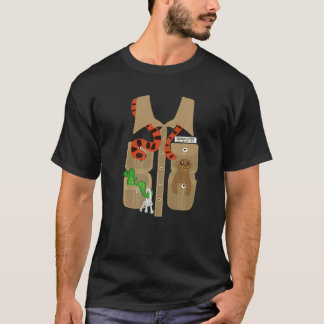 Camiseta Traje de Halloween de cuidador de zoológico safari
