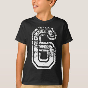 Camiseta Traje de Halloween Número 6 Coincidente 67 Meme Ho