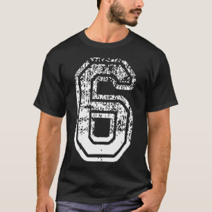 Camiseta Traje de Halloween Número 6 Coincidente 67 Meme Ho