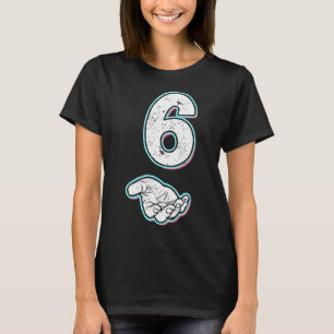 Camiseta Traje de Halloween Número 6 Coincidente 67 Meme Ho