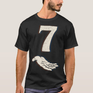 Camiseta Traje de Halloween Número 7 Coincidente 67 Meme Ho