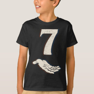 Camiseta Traje de Halloween Número 7 Coincidente 67 Meme Ho