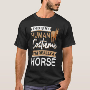 Camiseta Traje de Halloween para propietario de equitación 
