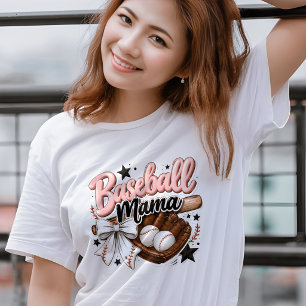 Camiseta Traje de juego de béisbol mama mujeres