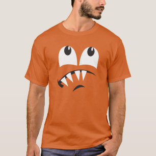 CAMISETA TRAJE DE LA CARA DEL MONSTRUO DE SCAREDY