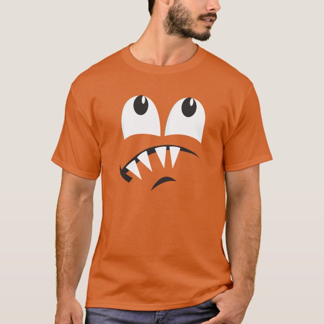 CAMISETA TRAJE DE LA CARA DEL MONSTRUO DE SCAREDY (Anverso)