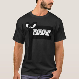 Camiseta Traje de letra F de villano niños alfabeto pixelad